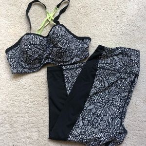Victoria Secret Knockout matching workout set